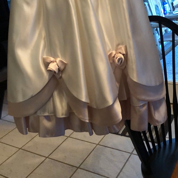 Mon Cheri Toddler Bridal Dress - Picture 4 of 6